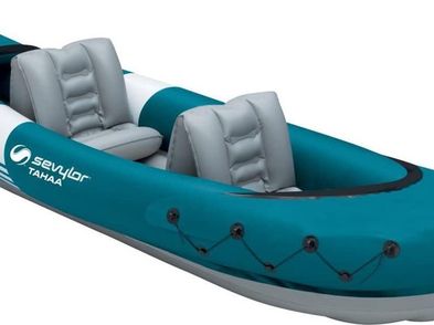 Sevylor Kayak Tahiti Plus Inflatable Boat 2 Person 1 Child Dinghy Familienkajak