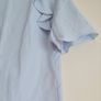 Blue cotton Top with Pearls Image 4