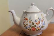 Royal Tudor Ceramic 6.5in Floral with Butterflies Teapot