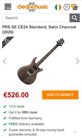 Prs Se Ce24. 2026