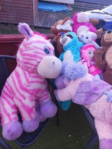 cuddley toys.