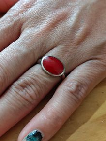 Sterling Silver Ring - Size O - Stamped for Silver (S20)