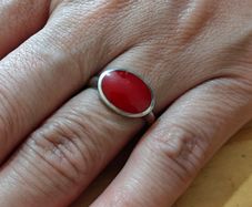 Sterling Silver Ring - Size O - Stamped for Silver (S20)