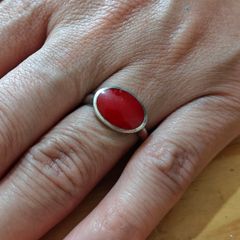 Sterling Silver Ring - Size O - Stamped for Silver (S20)
