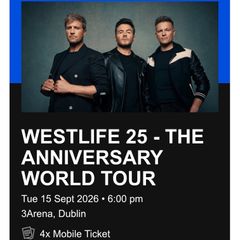 Westlife Tickets