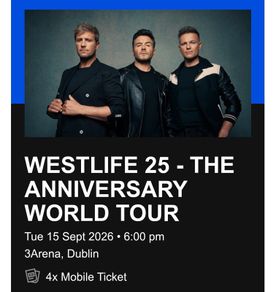 Westlife Tickets