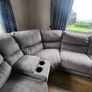 Grey recliner corner sofa Image 2