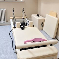 Premium Foldable Pilates Reformer Aluminium Frame  German springs