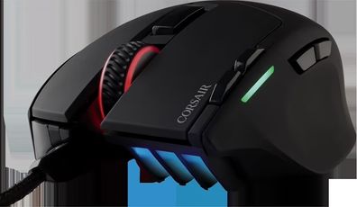 CORSAIR Gaming Sabre Optical RGB Gaming Mouse  Lightweight and vibrant beneath three-zone 16.8M color backlighting, the CORSAIR Gaming Sabre Optical RGB 6,400 DPI mouse has the agility you need to win, and the customization you need to look good doing it.
