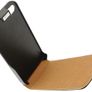 New Stylish Grip Flip Genuine Leather Case Cover Fits Apple Iphone 4s & 4 Image 3