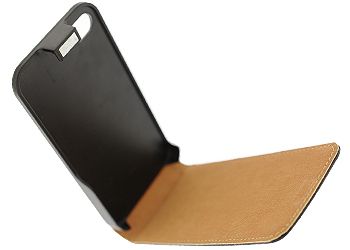 New Stylish Grip Flip Genuine Leather Case Cover Fits Apple Iphone 4s & 4