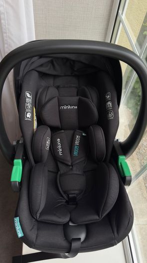Miniuno Recliniie i-Size R129 Car Seat Black