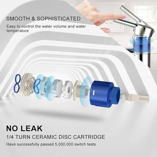 Bathroom Sink Washroom Basin Single Lever Chrome Brass Mixer Tap With Pop Up Waste