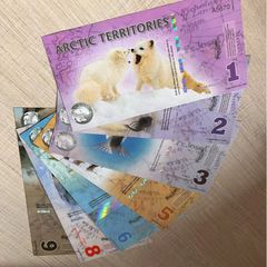 Arctic Territories, Set 14 PCS, 1-500 Polar, Animal Banknote ( 2010 - 2017 ) Notes , UNC Codition