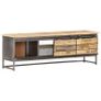 TV Cabinet 120x30x40 cm Solid Mango Wood Image 5