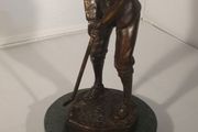 Golfer - Bronze, Marble