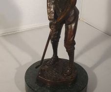 Golfer - Bronze, Marble