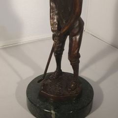 Golfer - Bronze, Marble