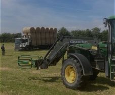 Round Bales of Hay
