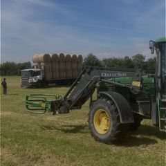 Round Bales of Hay
