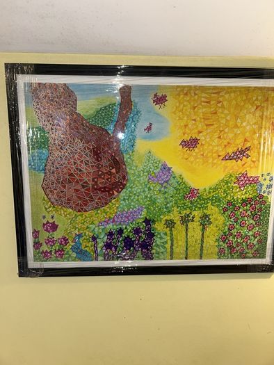 Modern Art high quality archival Giclee print "The Cats Back"