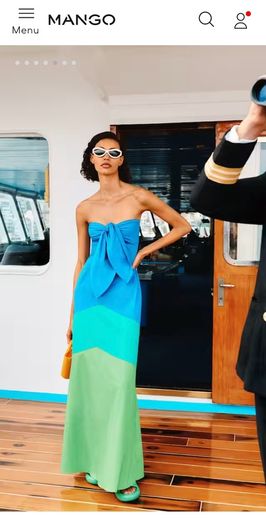 maxi summer dress Mango Simon Miller size M BNWT