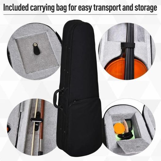4/4 Full Size Violin Set - Orange