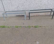 Two garden benches