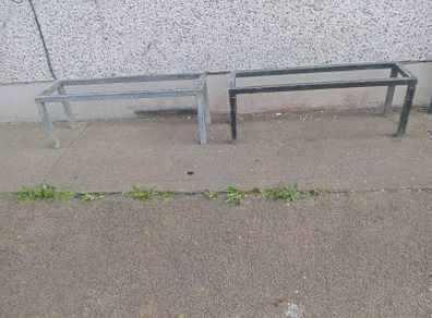 Two garden benches