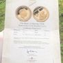 Gibraltar 2016 Solid 9ct Gold Proof Double Crown, 10g, In Capsule With COA. Image 8