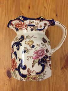 Mason's Ironstone Blue Mandalay Two-Pint Fenton Jug