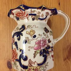 Mason's Ironstone Blue Mandalay Two-Pint Fenton Jug