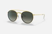Genuine Ray Ban Polarised sunglasses round double bridge