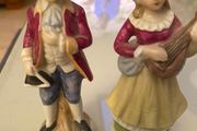 Pair of vintage colonial figures