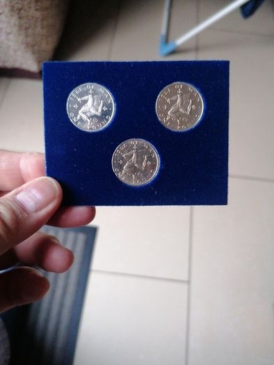 1979 Isle Of Man Proof One Pound Coins
