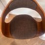 KARE Design Monaco Bar Stools, Pair, Walnut & Chrome, Adjustable Image 10