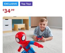 Marvel Spider-Man Remote Control Skateboard Figure Set
