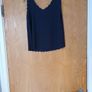 Bebo Sleevless  Navy Top/Cami.  S. M/L - 14.  B.N.W.T Image 3