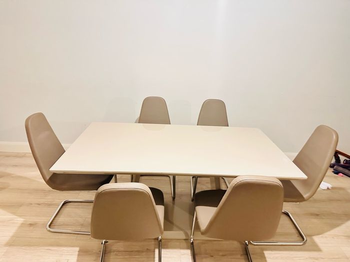 Dinning table + 6 chairs