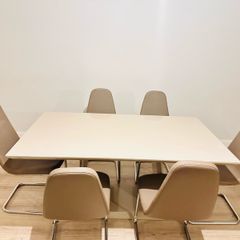 Dinning table + 6 chairs