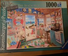 1000 piece Ravensburger jigsaw. The Beach Hut.