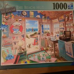 1000 piece Ravensburger jigsaw. The Beach Hut.