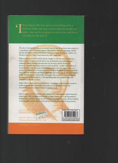 Arthur's Round. The Life and times of Brewing Legend Arthur Guinness. Patrick Guinness.