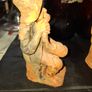 2 Large Old Vintage Terracotta Musician Figurines, Postage Available Image 4