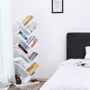 New 8 Tier Bookcase (White) - FREE P&P