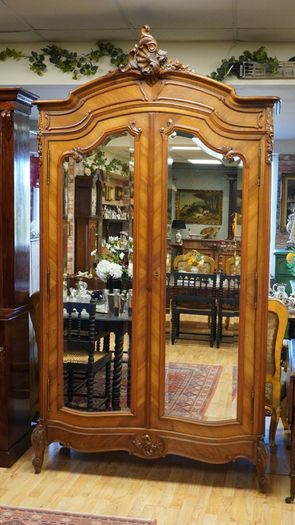 Antique French Armoire Press/Wardrobe