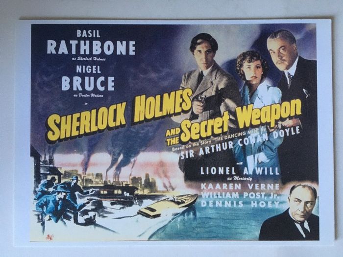 Sherlock Holmes (Basil Rathbone & Nigel Bruce) The Definitve Collection Boxset 1939-1946 [14 Movie x7DVD + 4xArtcards]