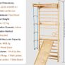 Swedish Ladder Wall Gym 5-in-1 Wooden Indoor Playground & Climbing Set Image 4