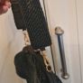 Black beaded handbag Image 2