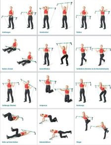 Pilates Bar Kit Resistance Band brand new